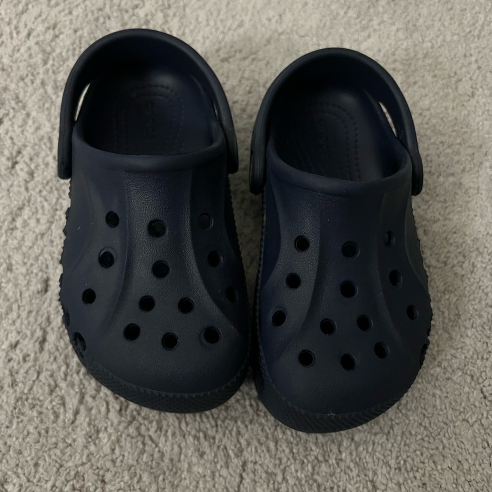 Kids Navy Crocs